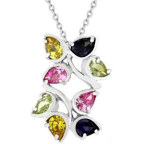 Multicolor Leaf Pendant