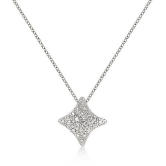 Cubic Zirconia Star Crest Pendant