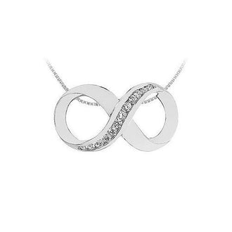 Diamond Pendant : 14K White Gold - 0.50 CT Diamonds