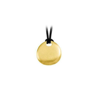 14K Yellow Gold Round Pendant