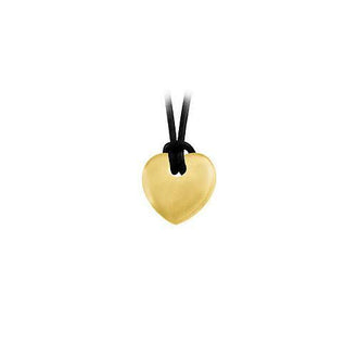 14K Yellow Gold Heart Shape Pendant