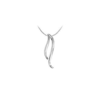 Gold Fashion Pendant 14K White Gold