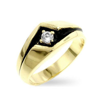 Golden Sleek Men's Ring