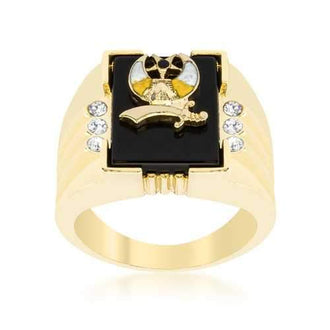 3-Stone Shriners Men's Ring