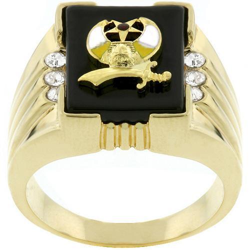 3-Stone Shriners Men's Ring