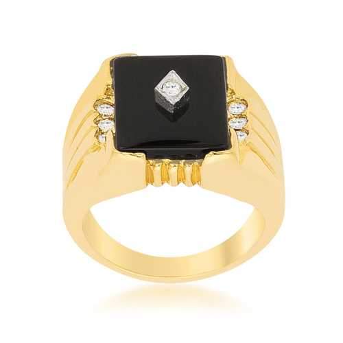 Black Onyx Men's Ring