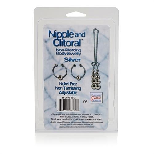 Nipple and Clitorial Non-Piercing Body Jewelry