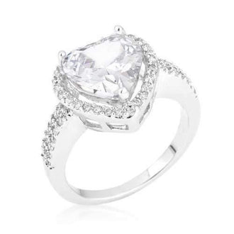 Valentine Heart Ring (size: 10) R08351R-C01-10