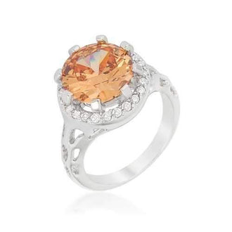 Champagne Organic Cocktail Ring (size: 09) R08382R-C72-09