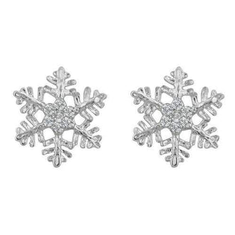 Snowflake Stud Earrings E50112R-C01