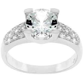 Classic Clear Engagement Ring (size: 05) R07494R-C01-05