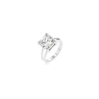 Cubic Zirconia Gypsy Ring (size: 10) R07595R-S01-10