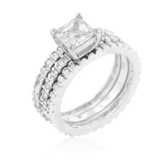 Bridal Triple Ring Set (size: 09) R08269R-C01-09