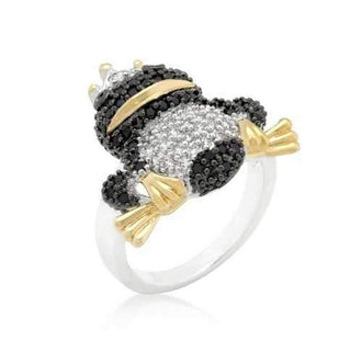 Cubic Zirconia Frog Prince Ring (size: 06) R08278T-V01-06