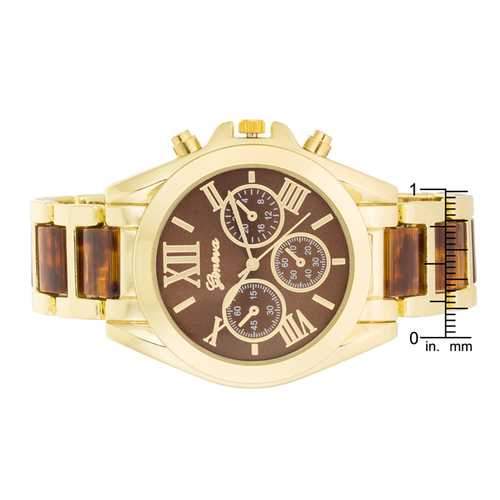 Tortoise Gold Watch