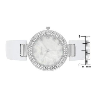 Crystal Watch - White