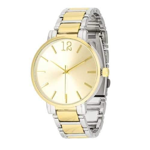 Two Tone Metal Watch