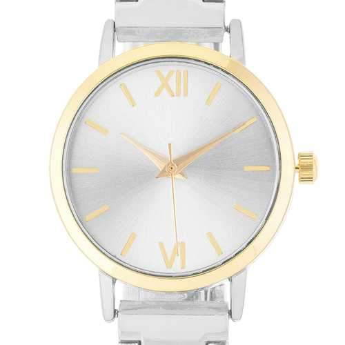 Kristiana Two-Tone Ladylike Metal Watch