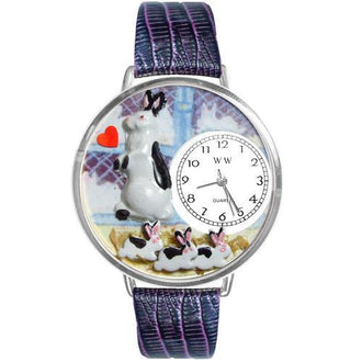 Bunny Rabbit Watch in Silver (Large)