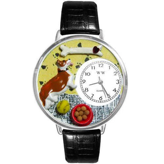 Corgi Watch in Silver (Large)