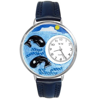 Whales Watch in Silver (Large)