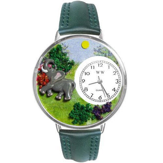 Elephant Watch in Silver (Large)