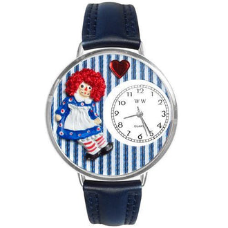 Raggedy Ann Watch in Silver (Large)