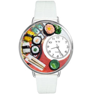 Sushi Watch in Silver (Large)