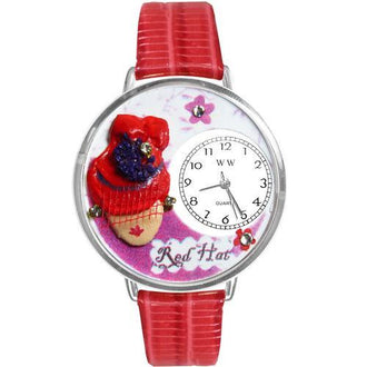 Red Hat Madam Watch in Silver (Large)