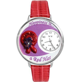 Red Hat Watch in Silver (Large)