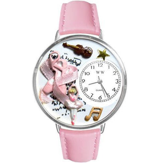 Ballet Shoes Watch in Silver (Large)