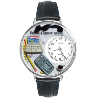 Accountant Watch in Silver (Large)