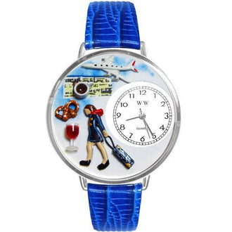 Flight Attendant Watch in Silver (Large)