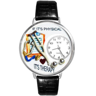 Physical Therapist Watch in Silver (Large)