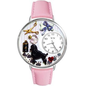 Dog Groomer Watch in Silver (Large)