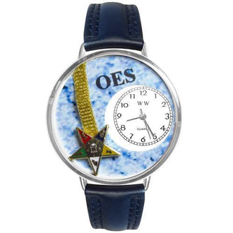 Order of the Eastern Star Watch in Silver (Large)