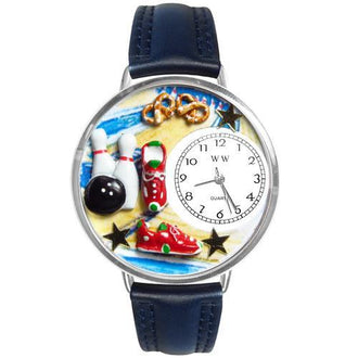 Bowling Watch in Silver (Large)