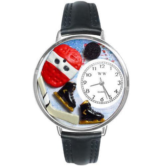 Hockey Watch in Silver (Large)