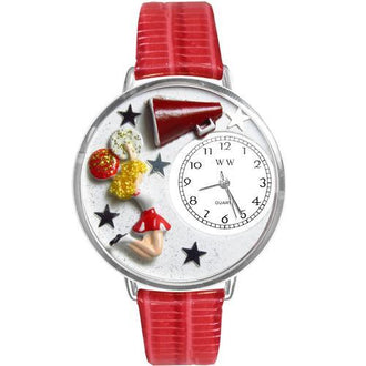 Cheerleader Watch in Silver (Large)