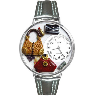 Purse Lover Watch in Silver (Large)