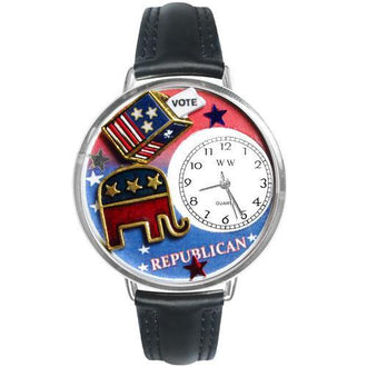 Republican Watch in Silver (Large)