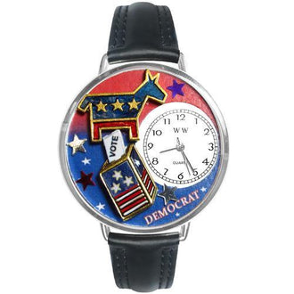 Democrat Watch in Silver (Large)