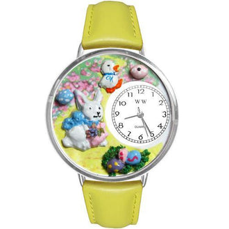 Easter Bunny Watch in Silver (Large)