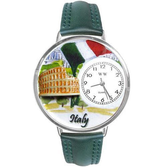 Italy Watch in Silver (Large)