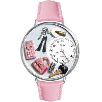 Teen Girl Watch in Silver (Large)